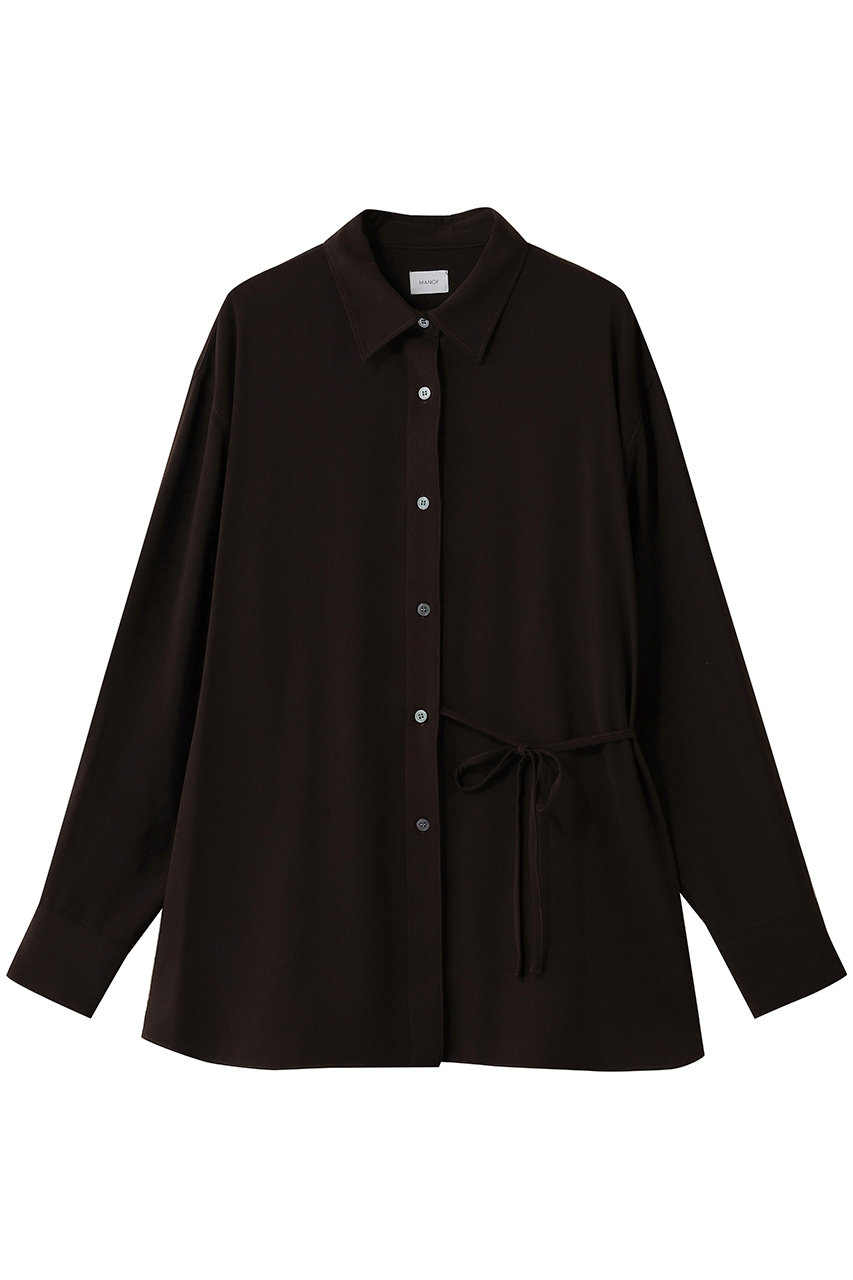 マノフ/MANOFのSTRING BACK LAYERED SHIRTS シャツ・ブラウス(BROWN/89122-4232)