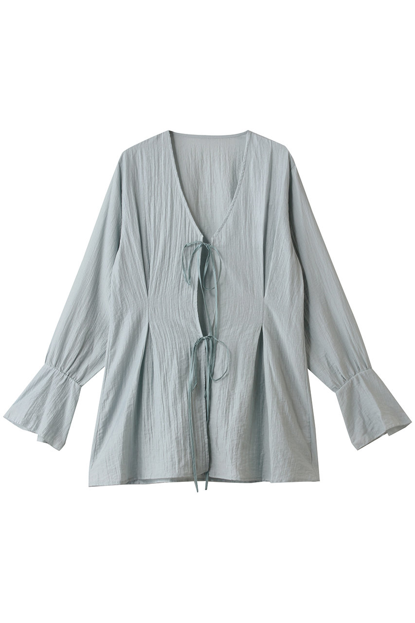 MANOF SHEER WASHER BLOUSE シャツ・ブラウス (L.BLU, F) マノフ ELLE SHOP MANOF SHEER WASHER BLOUSE シャツ・ブラウス (L.BLU, F) マノフ ELLE SHOP