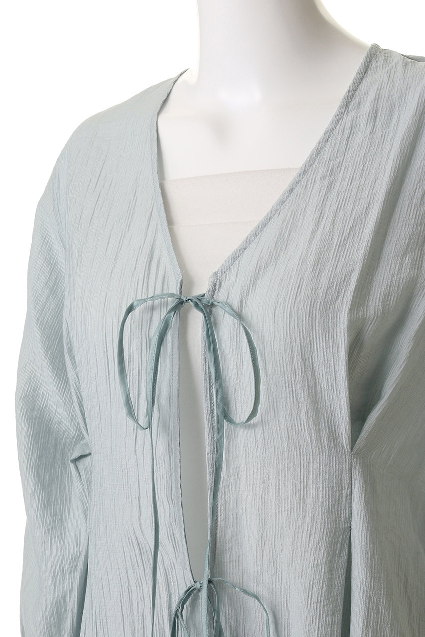 MANOF(マノフ)｜SHEER WASHER BLOUSE シャツ・ブラウス/L.BLU の通販
