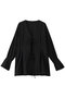SHEER WASHER BLOUSE シャツ・ブラウス マノフ/MANOF BLACK