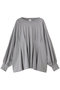 WAIST TUCK VOLUME SLEEVE TOPS Tシャツ・カットソー マノフ/MANOF GRAY