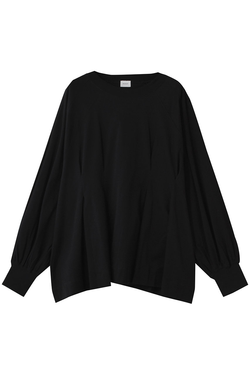 マノフ/MANOFのWAIST TUCK VOLUME SLEEVE TOPS Tシャツ・カットソー(BLACK/89105-1262)