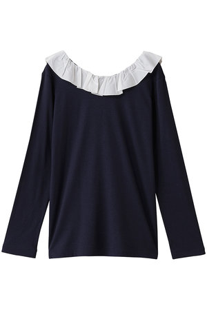 2WAY FRILL NECK CUT TOPS Tシャツ・カットソー