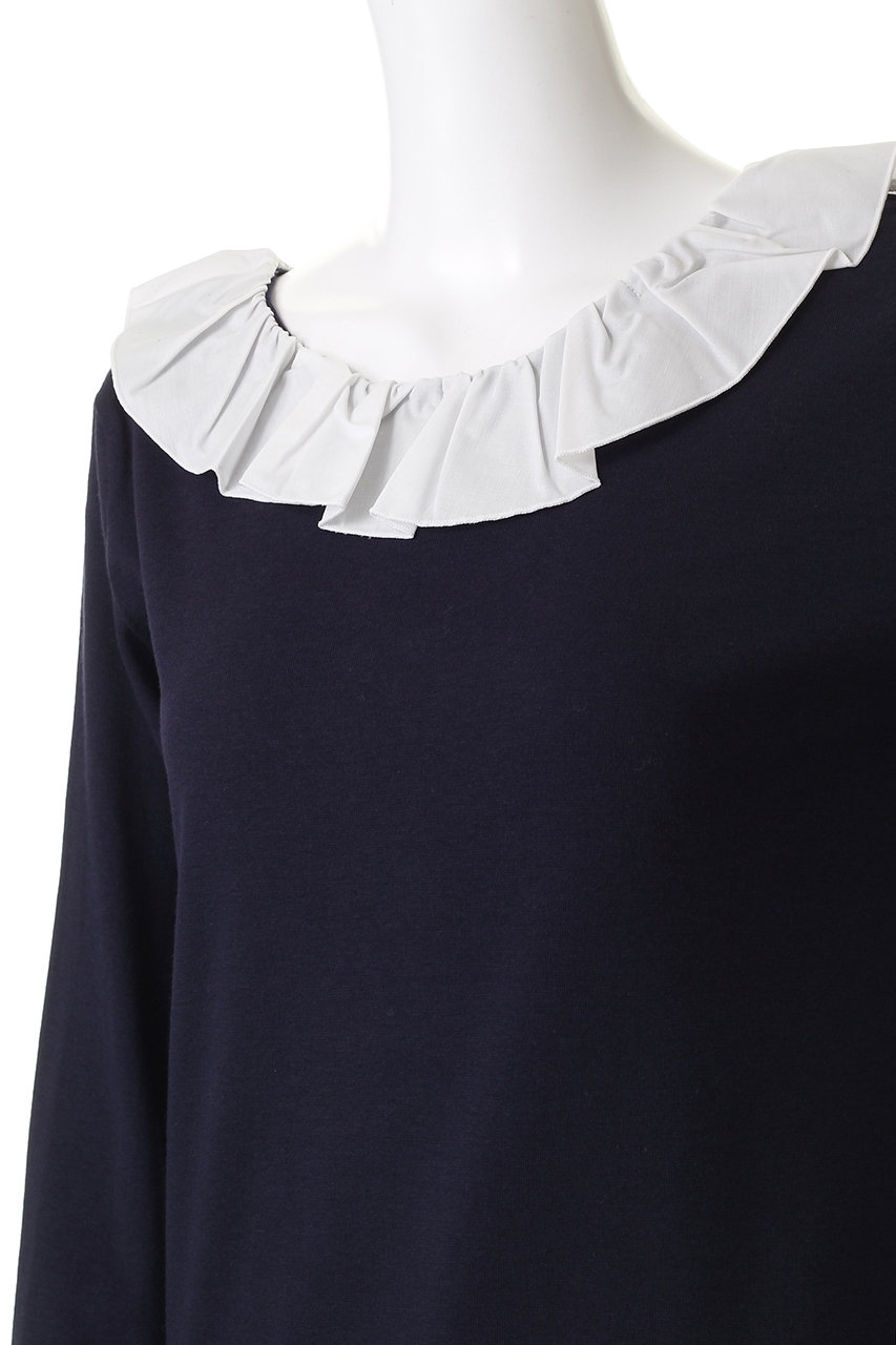 即完【MANOF】2Way Frill Neck Cut Tops MANOF 2WAY FRILL NECK CUT TOPS | FLICKA ASHIYA