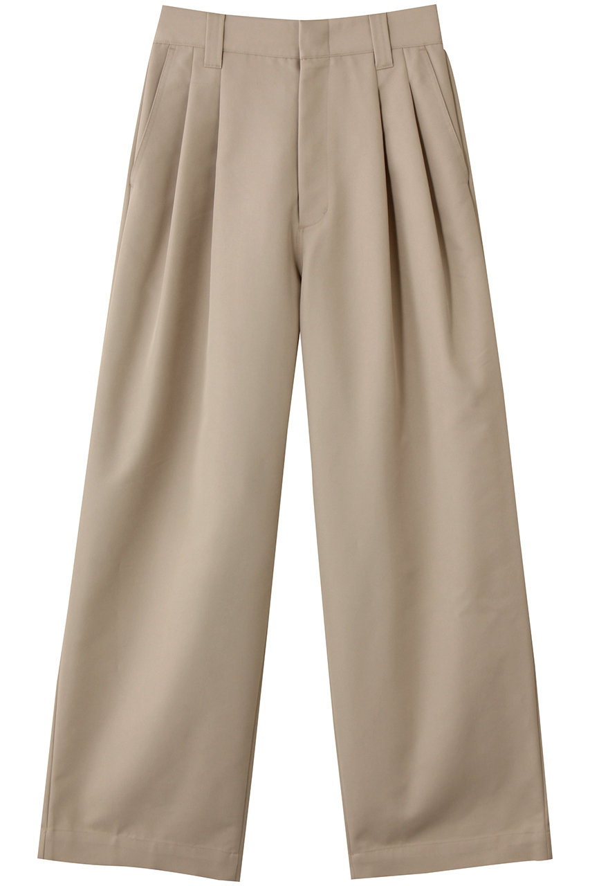 MANOF 2TUCK CHINO PANTS パンツ (BEIGE, S) マノフ ELLE SHOP MANOF 2TUCK CHINO PANTS パンツ (BEIGE, S) マノフ ELLE SHOP