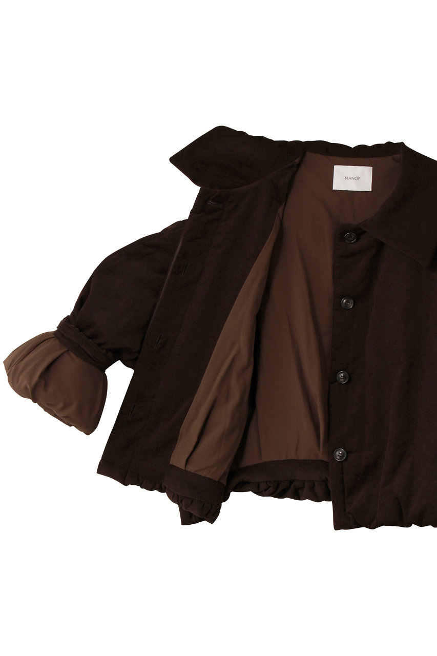 MANOF(マノフ)｜CORDUROY BATTING COAT/BROWN の通販｜ELLESHOP・(エル