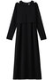 SHORT BLOUSE SET ONE PIECE マノフ/MANOF BLACK
