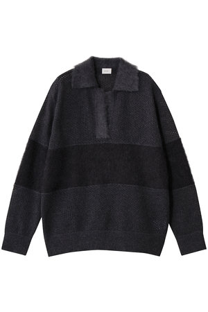 マノフ/MANOFのMOHAIR POLO KNIT(110300/110301)