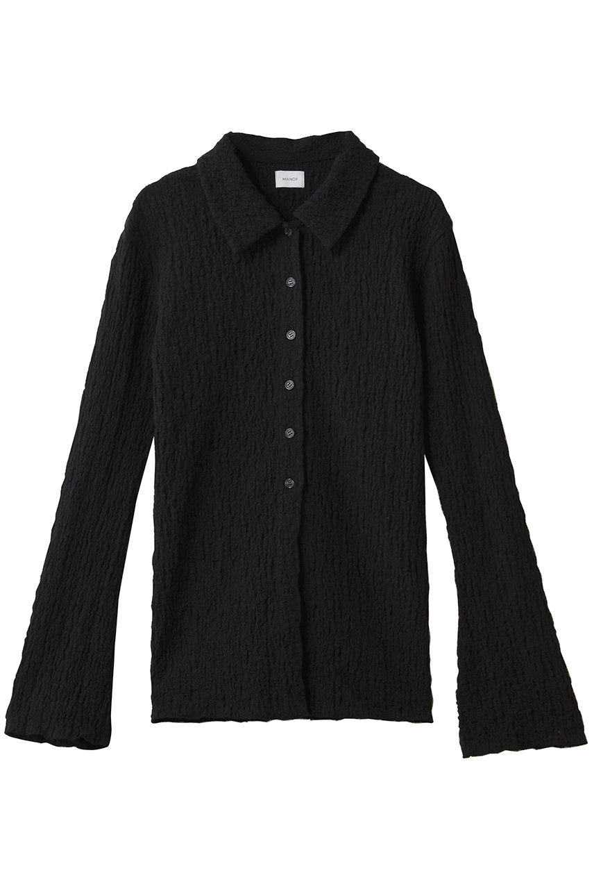 マノフ/MANOFのLACE SHIRTS TOPS(BLACK/89105-1172)