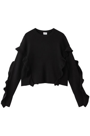 マノフ/MANOFのFRILLS RIB KNIT(110300/110301)