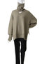 SNOOD SET OVER V NECK KNIT マノフ/MANOF
