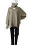 SNOOD SET OVER V NECK KNIT マノフ/MANOF