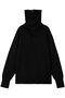 SNOOD SET OVER V NECK KNIT マノフ/MANOF BLACK