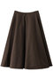 CIRCULAR SKIRT マノフ/MANOF BROWN