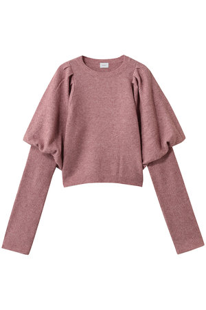 マノフ/MANOFのPUFFY SLEEVE KNIT