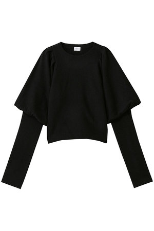マノフ/MANOFのPUFFY SLEEVE KNIT