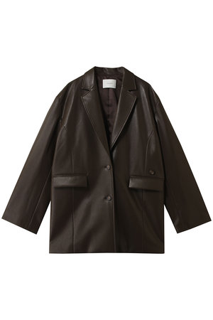 マノフ/MANOFのMINIMAL LEATHER JACKETアウター(110800/110801)