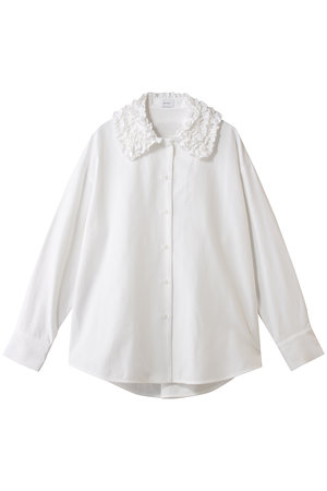 マノフ/MANOFのFRILL COLLAR OXFORD SHIRTトップス(110400/110403)