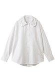 FRILL COLLAR OXFORD SHIRTトップス