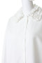 FRILL COLLAR OXFORD SHIRTトップス マノフ/MANOF