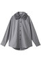FRILL COLLAR OXFORD SHIRTトップス マノフ/MANOF MIX