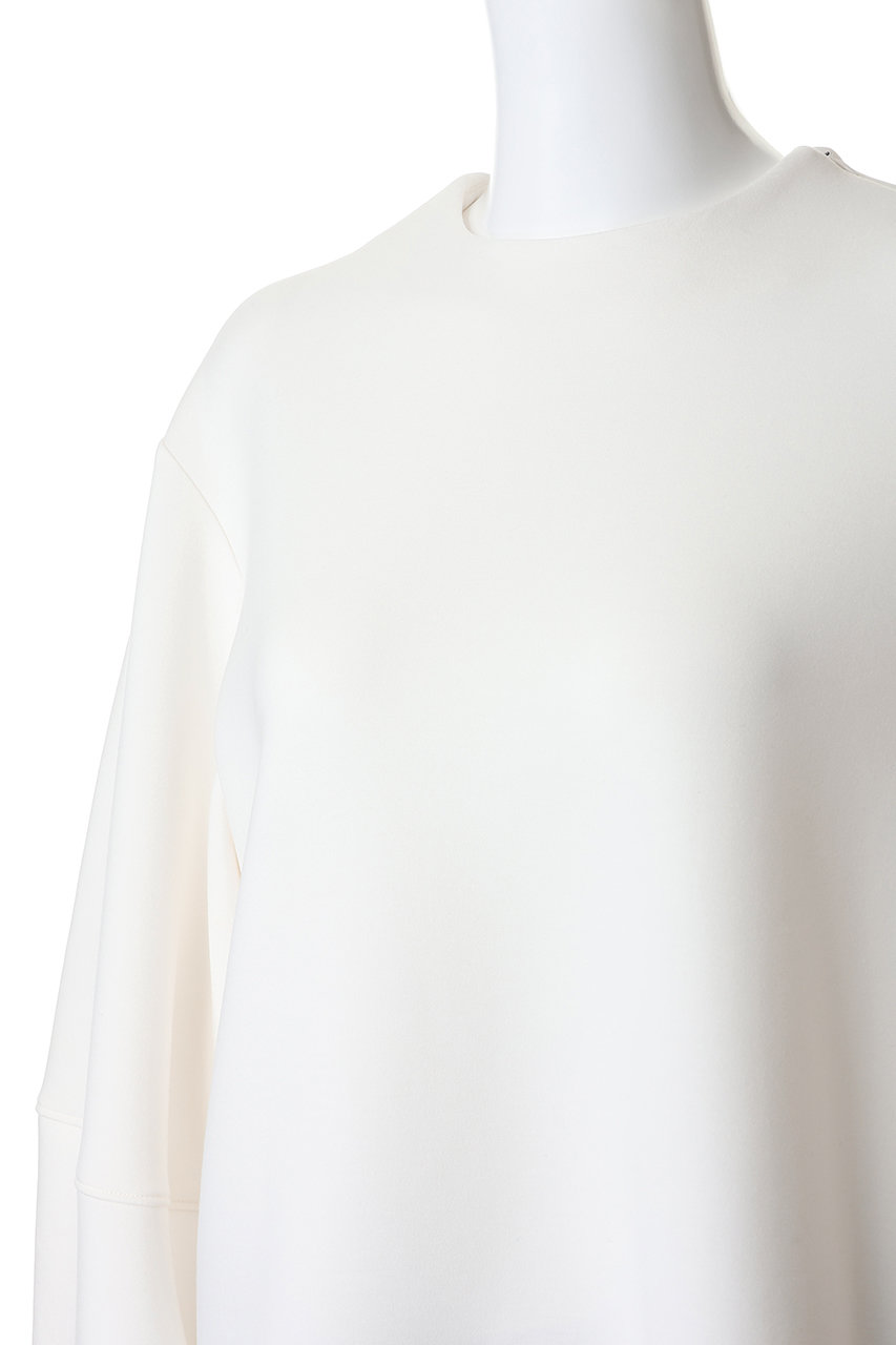 MANOF(マノフ)｜CURVED SLEEVES TOPSトップス/WHITE の通販｜ELLESHOP