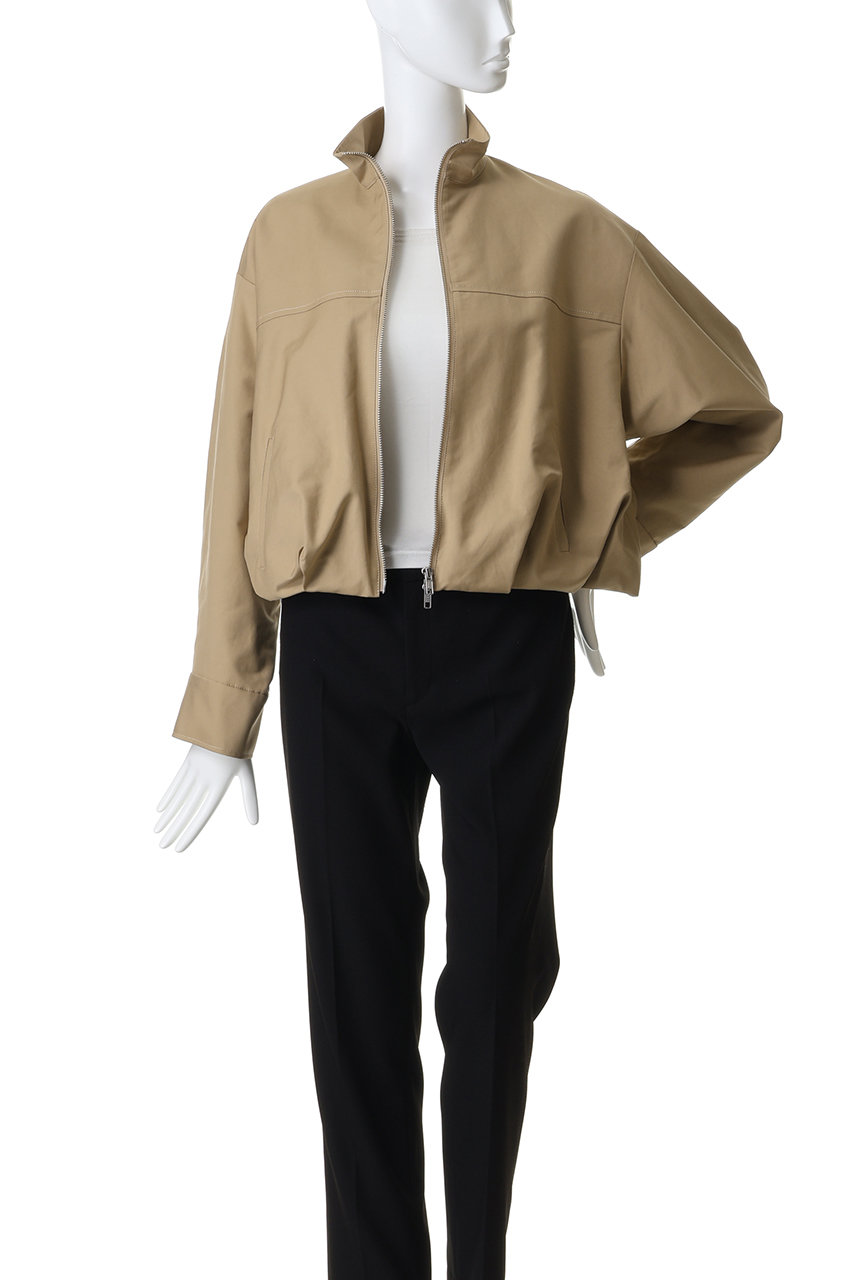 MANOF(マノフ)｜BALLOON ZIP BLOUSONアウター/BEIGE の通販｜ELLESHOP
