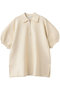 OVER KNIT POLO SHIRTトップス マノフ/MANOF IVORY