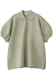 OVER KNIT POLO SHIRTトップス