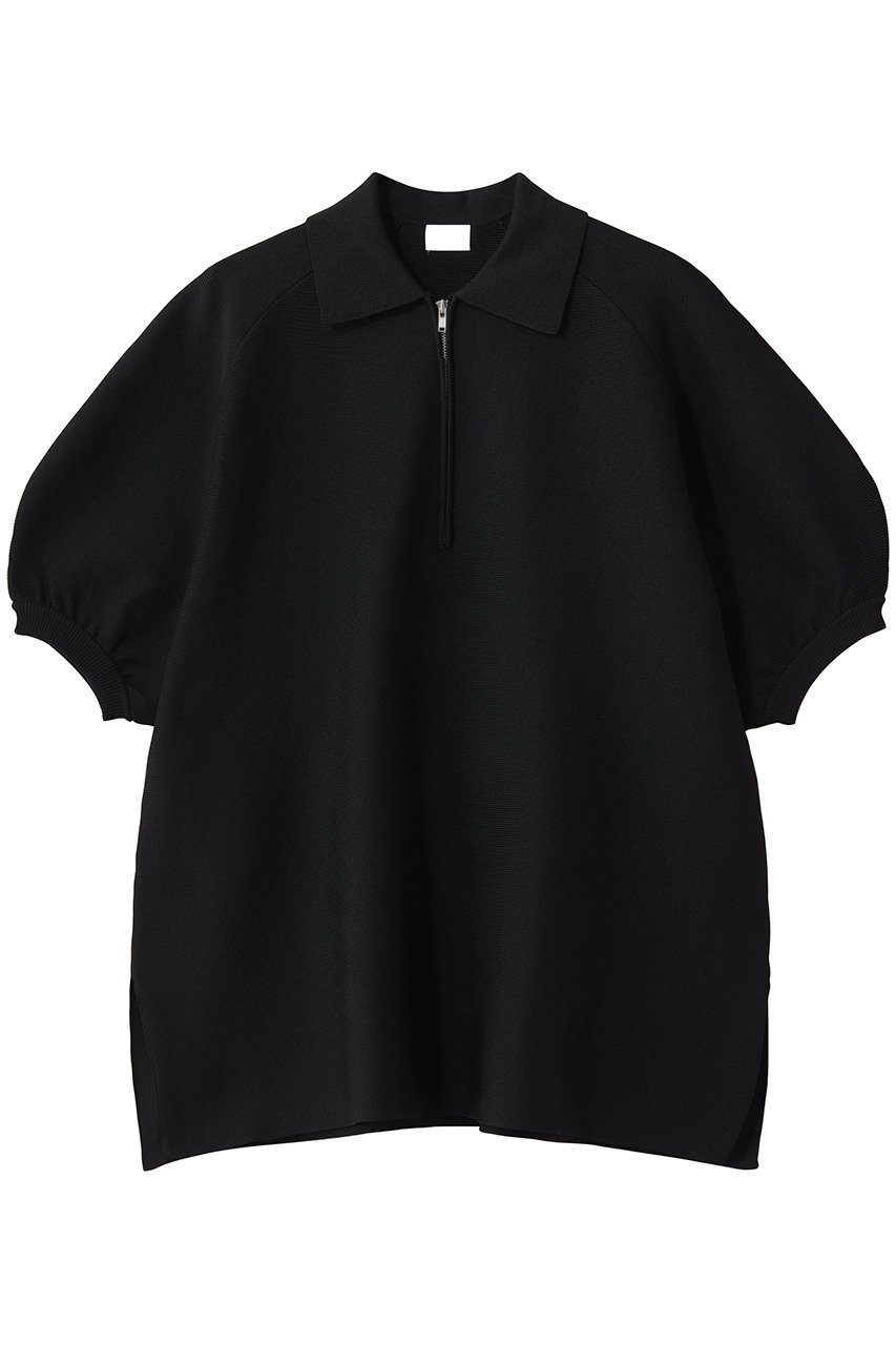 マノフ/MANOFのOVER KNIT POLO SHIRTトップス(BLACK/80106-2053)
