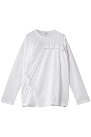 マノフ/MANOFのFRILLED LONG T-SHIRTトップス(110100/110103)