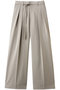 BELTED IN-TUCK WIDE PANTSボトムス マノフ/MANOF BEIGE