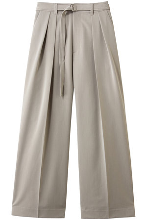 マノフ/MANOFのBELTED IN-TUCK WIDE PANTSボトムス(110600/110601)