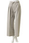 BELTED IN-TUCK WIDE PANTSボトムス マノフ/MANOF