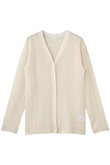SHEER RIB CARDIGANトップス