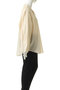 BACK LAYERED SHEER SHIRTトップス マノフ/MANOF