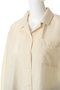 BACK LAYERED SHEER SHIRTトップス マノフ/MANOF