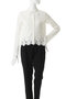 COTTON LACE SHORT SHIRTSトップス マノフ/MANOF