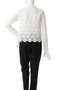 COTTON LACE SHORT SHIRTSトップス マノフ/MANOF