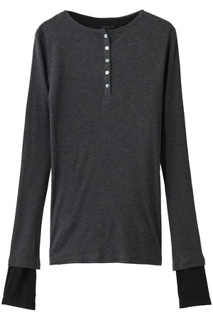 マノフ/MANOFのSHEER LAYERED CUT TOPSトップス(110100/110103)