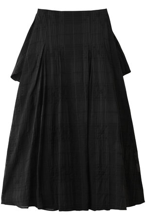 マノフ/MANOFのSHEER CHECK FLARE SKIRTSボトムス(110700/110703)