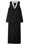 V NECK TOPS SET UP マノフ/MANOF BLACK
