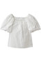 BALLON SLEEVE BLOUSE マノフ/MANOF WHITE