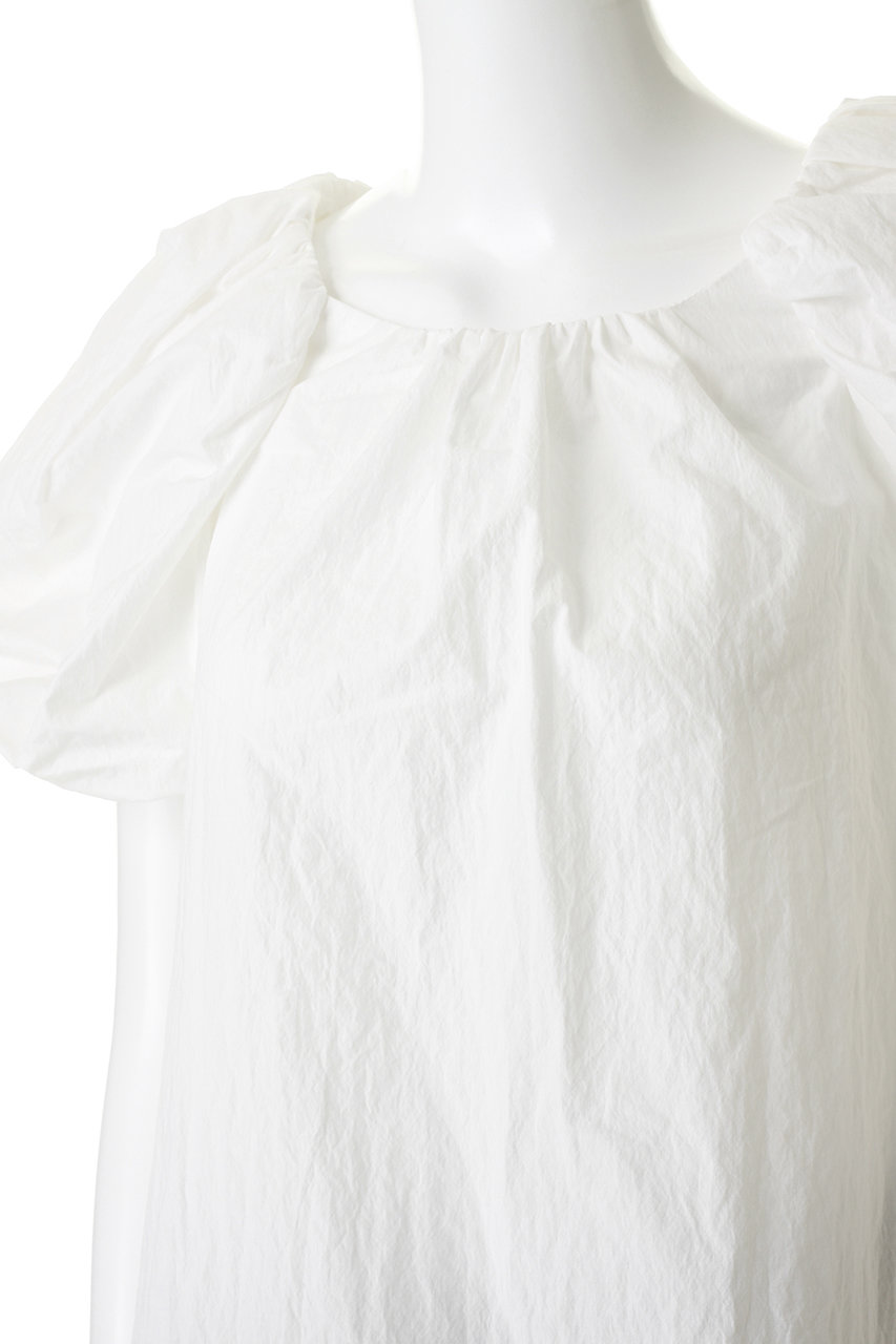MANOF(マノフ)｜BALLON SLEEVE BLOUSE/WHITE の通販｜ELLESHOP・(エル 
