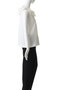 RUFFLE COLLAR BLOUSE マノフ/MANOF