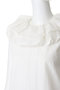 RUFFLE COLLAR BLOUSE マノフ/MANOF