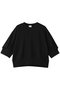 PUFFSLEEVE SWEAT TOPS マノフ/MANOF BLACK