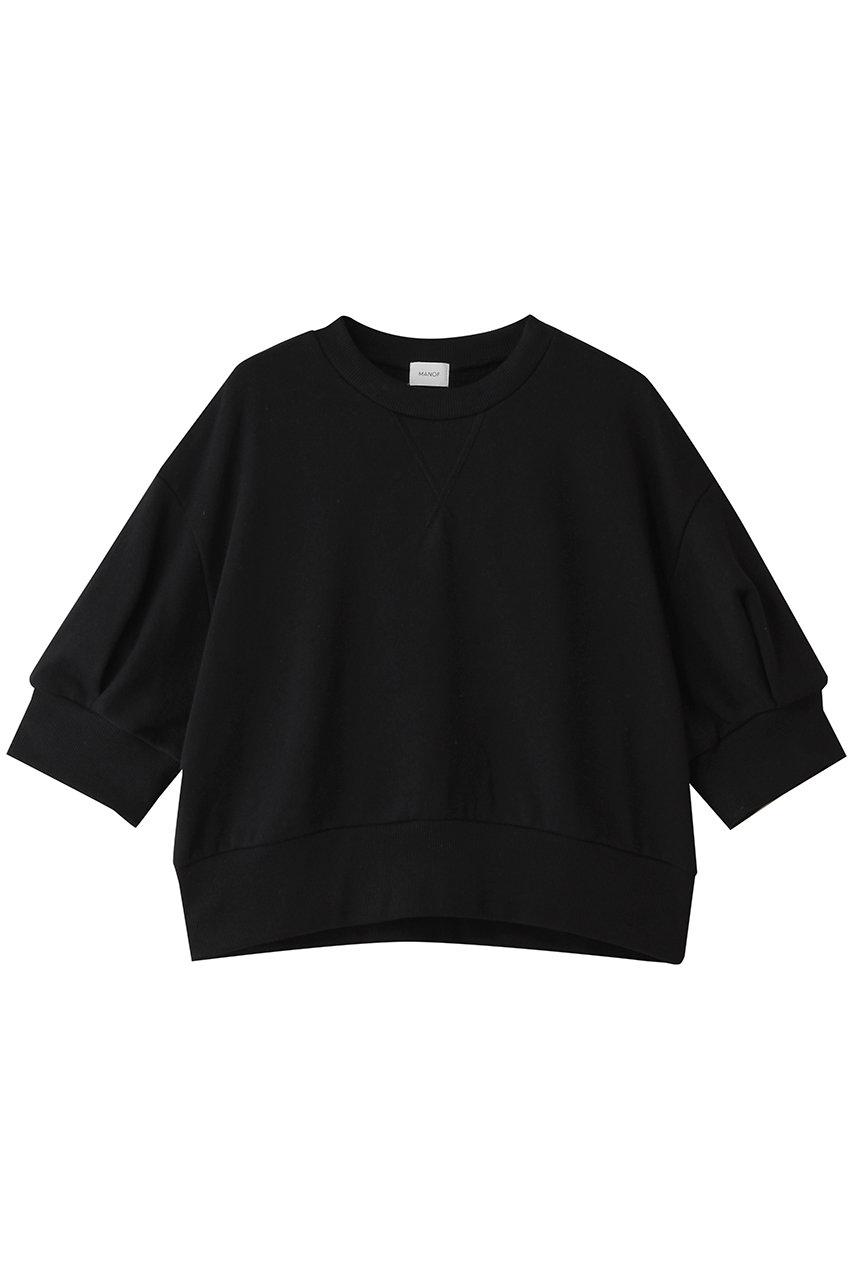 マノフ/MANOFのPUFFSLEEVE SWEAT TOPS(BLACK/80105-1273)