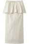 TIGHT SKIRT SET UP マノフ/MANOF IVORY