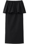 TIGHT SKIRT SET UP マノフ/MANOF BLACK